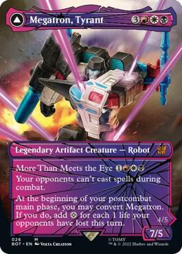 Megatron, Tyrant (Shattered Glass) 26 card from Universes Beyond: Transformers