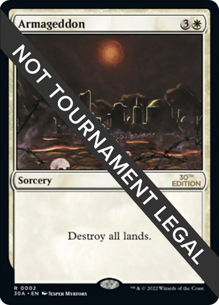 Armageddon 2 card from 30th Anniversary Edition