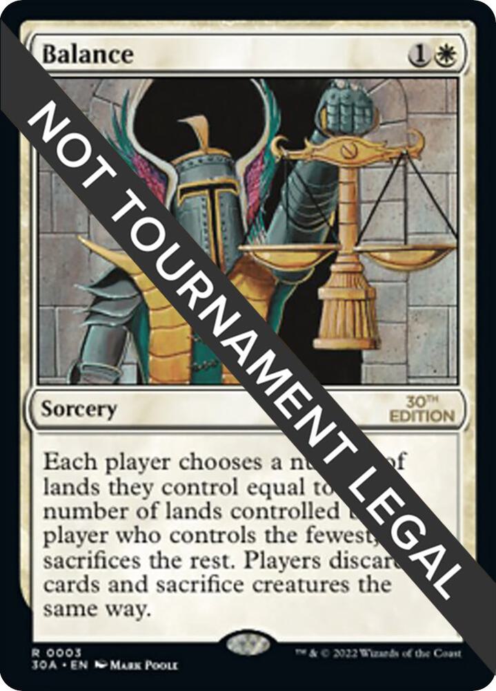 Balance 3 card from 30th Anniversary Edition