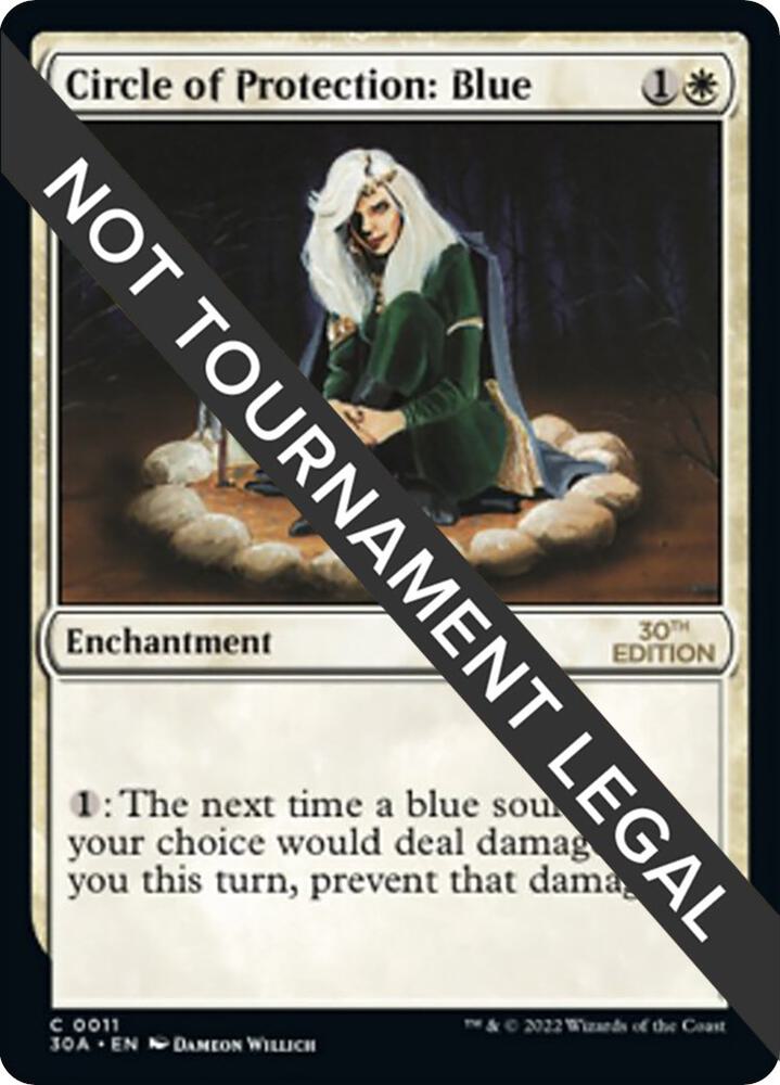 Circle of Protection: Blue 11 card from 30th Anniversary Edition