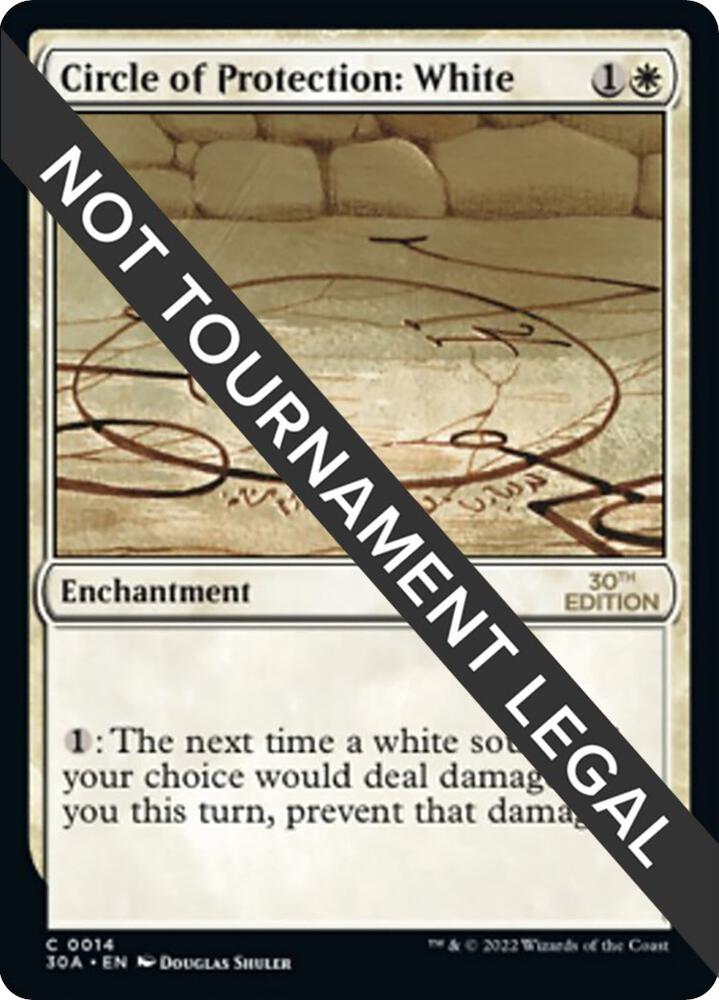 Circle of Protection: White 14 card from 30th Anniversary Edition