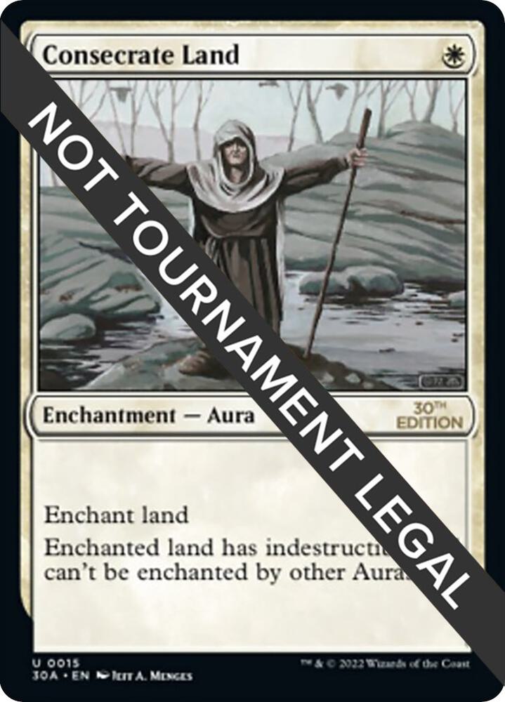 Consecrate Land 15 card from 30th Anniversary Edition
