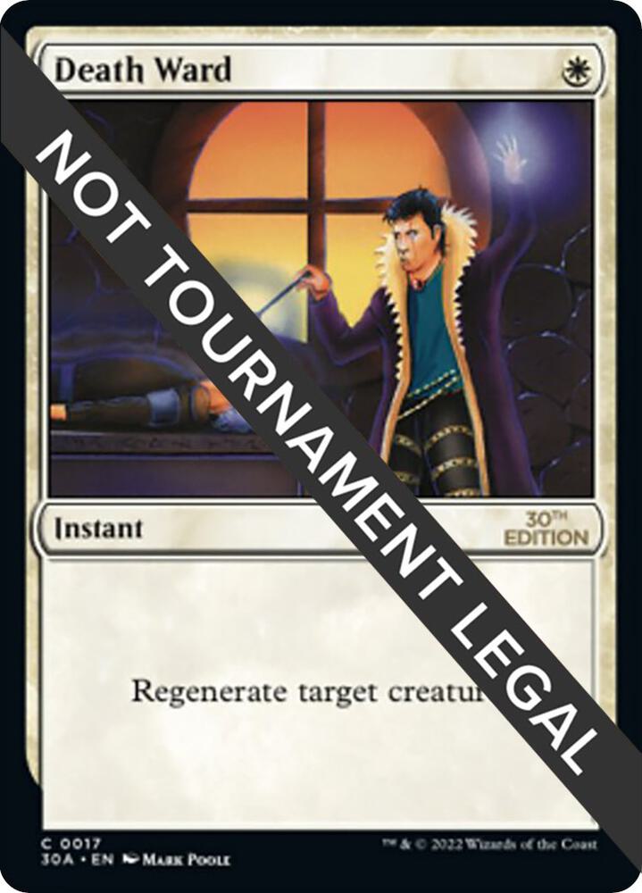 Death Ward 17 card from 30th Anniversary Edition