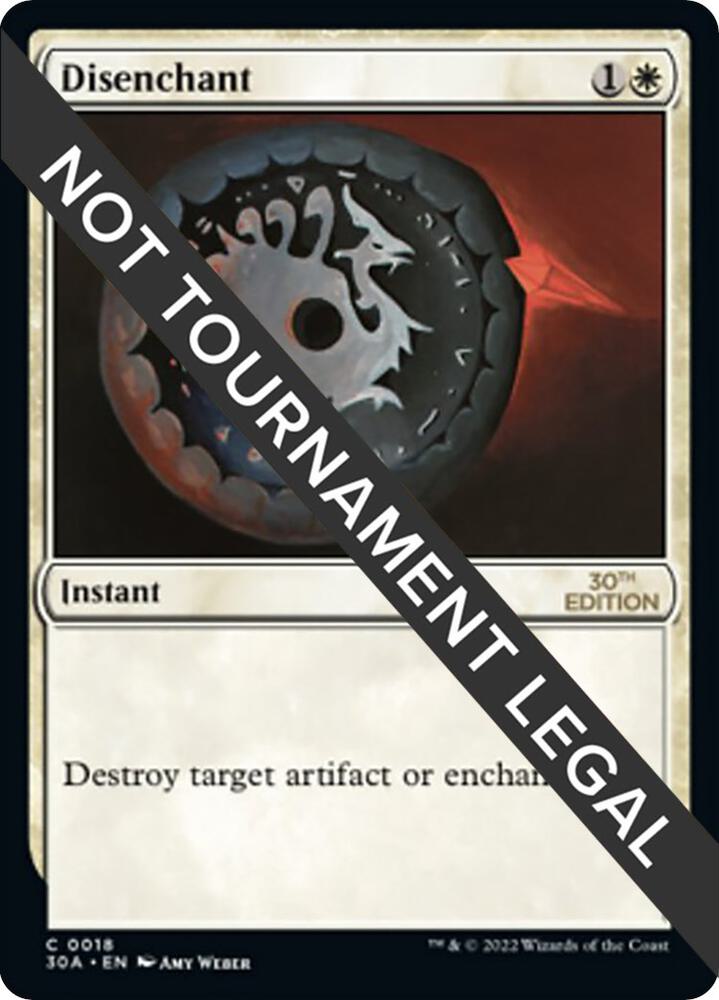 Disenchant 18 card from 30th Anniversary Edition