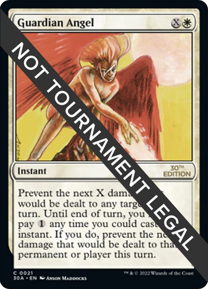 Guardian Angel 21 card from 30th Anniversary Edition