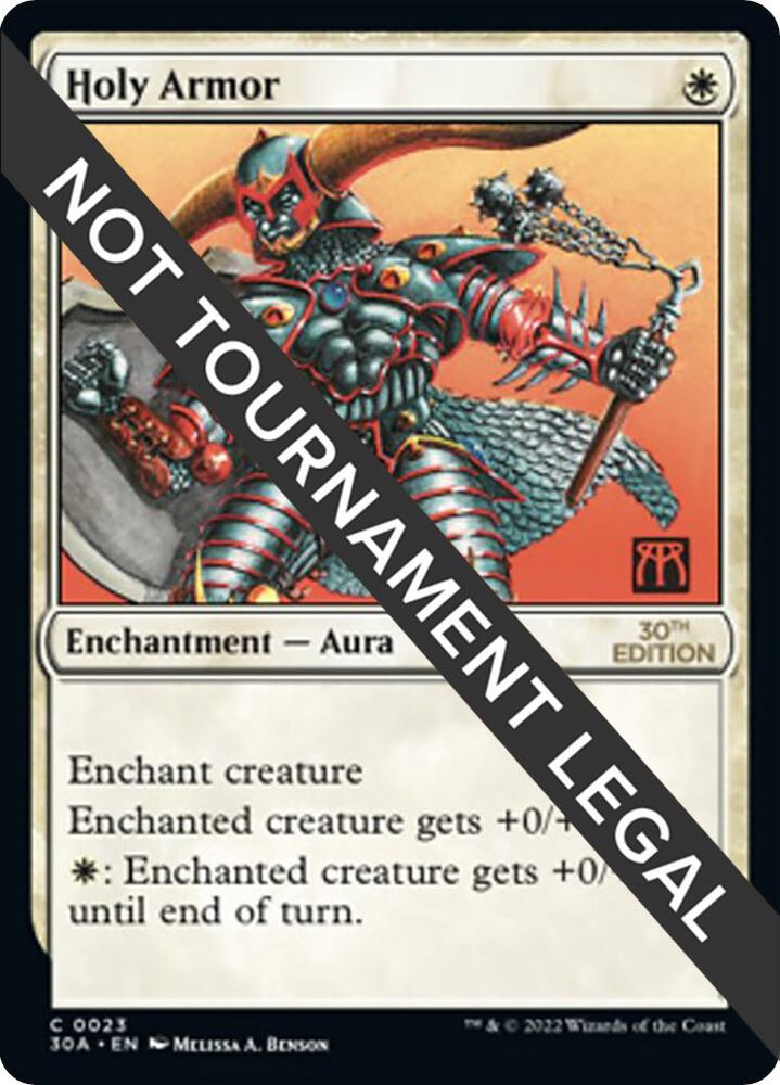 Holy Armor 23 card from 30th Anniversary Edition