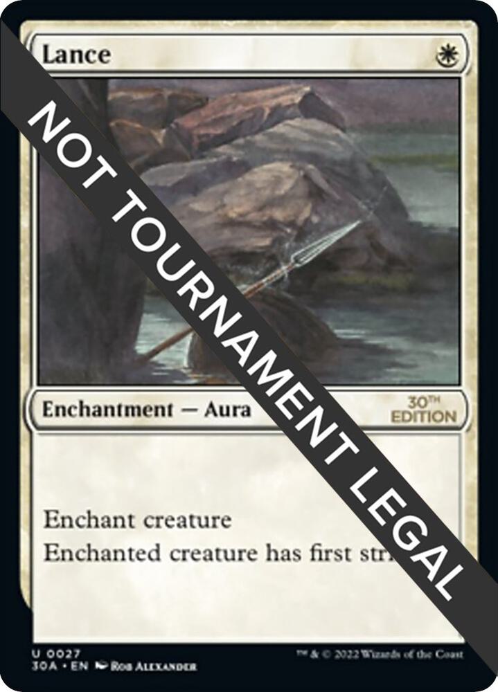 Lance 27 card from 30th Anniversary Edition