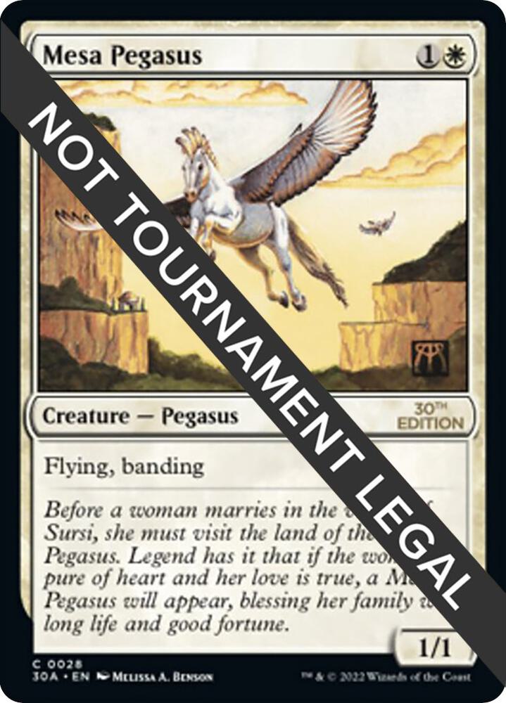 Mesa Pegasus 28 card from 30th Anniversary Edition