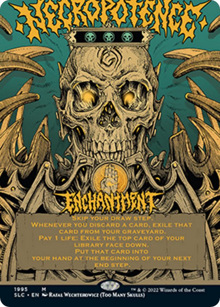 Necropotence 1995 card from Secret Lair Countdown Kit