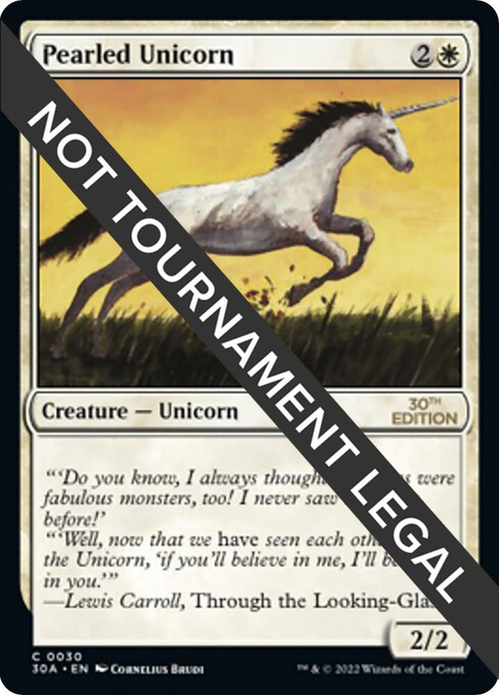 Pearled Unicorn 30 card from 30th Anniversary Edition