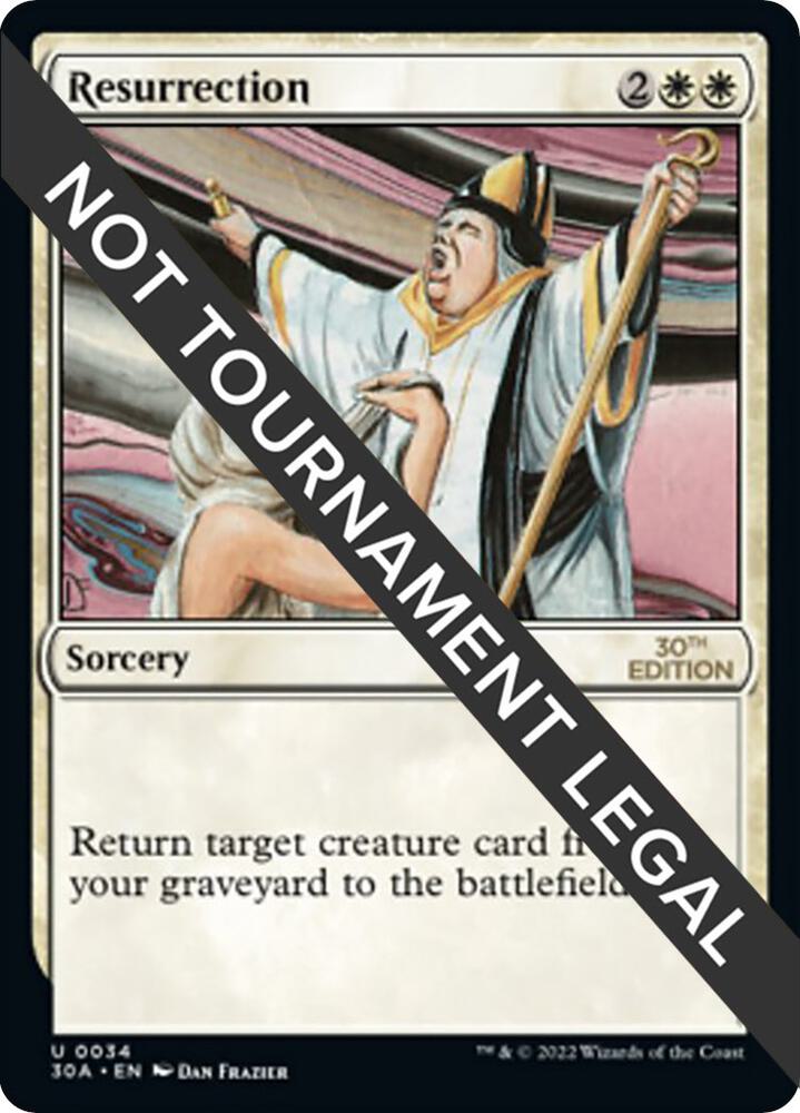 Resurrection 34 card from 30th Anniversary Edition
