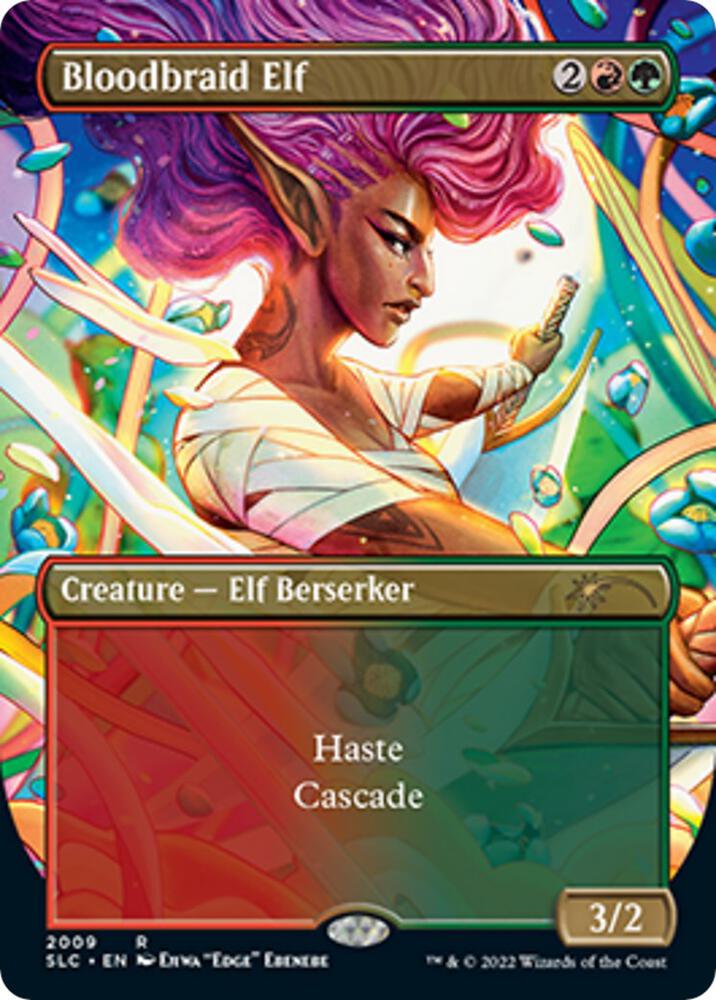Bloodbraid Elf 2009 card from Secret Lair Countdown Kit