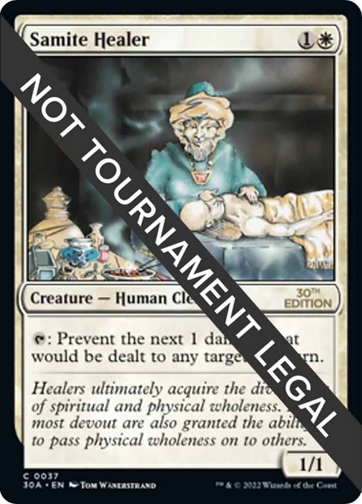 Samite Healer 37 card from 30th Anniversary Edition