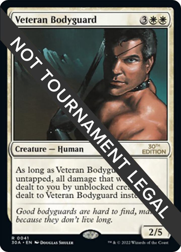 Veteran Bodyguard 41 card from 30th Anniversary Edition