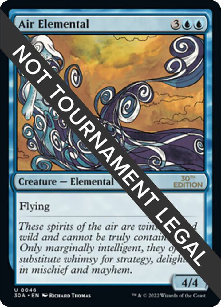 Air Elemental 46 card from 30th Anniversary Edition