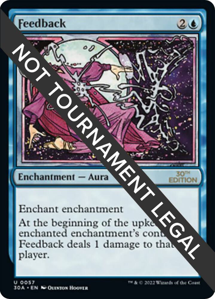 Feedback 57 card from 30th Anniversary Edition