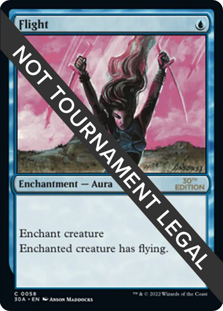 Flight 58 card from 30th Anniversary Edition