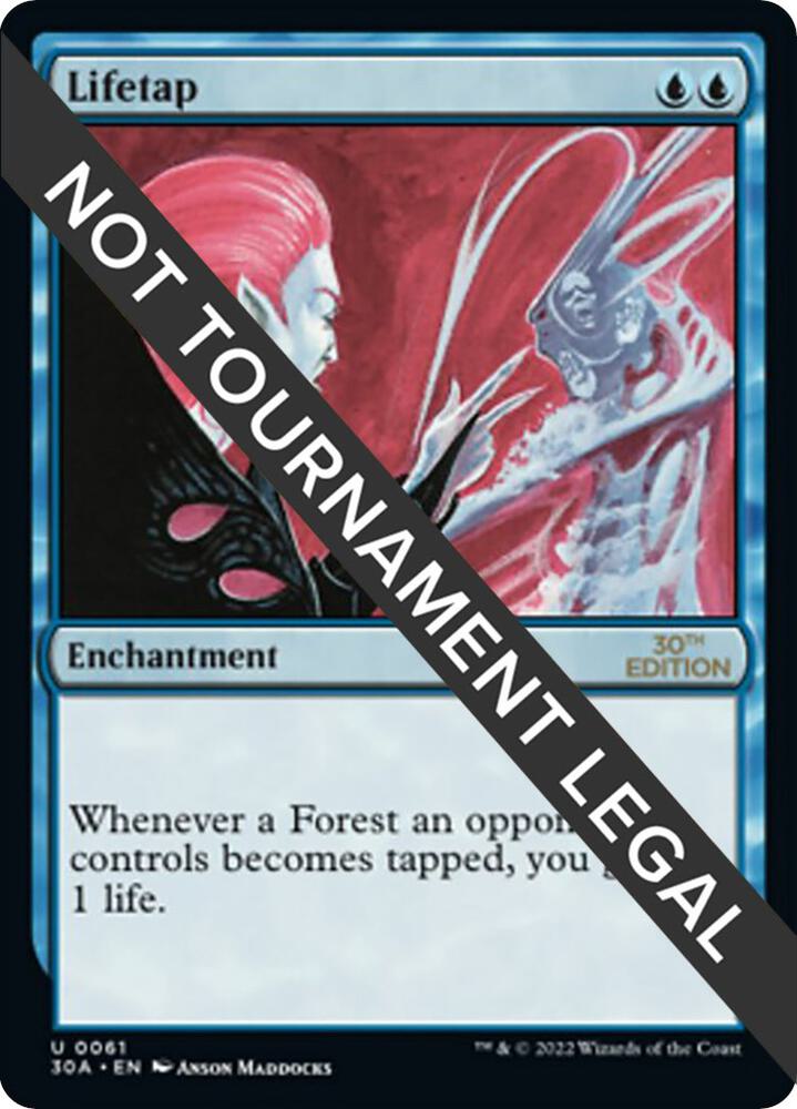 Lifetap 61 card from 30th Anniversary Edition