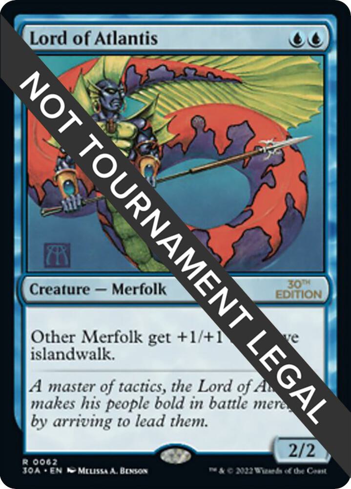 Lord of Atlantis 62 card from 30th Anniversary Edition