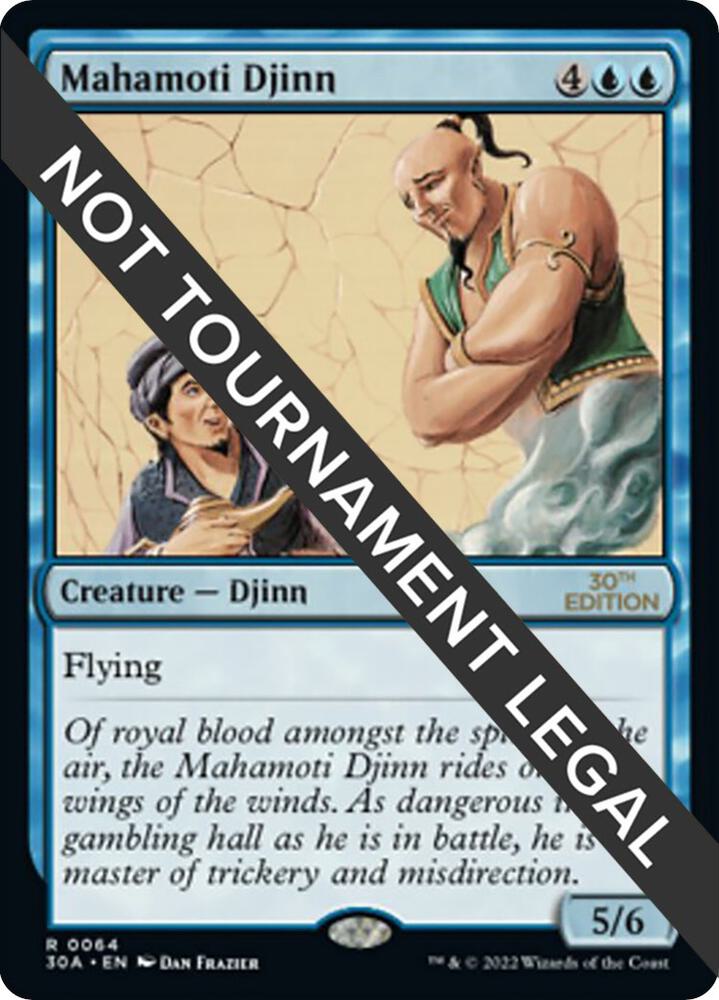 Mahamoti Djinn 64 card from 30th Anniversary Edition