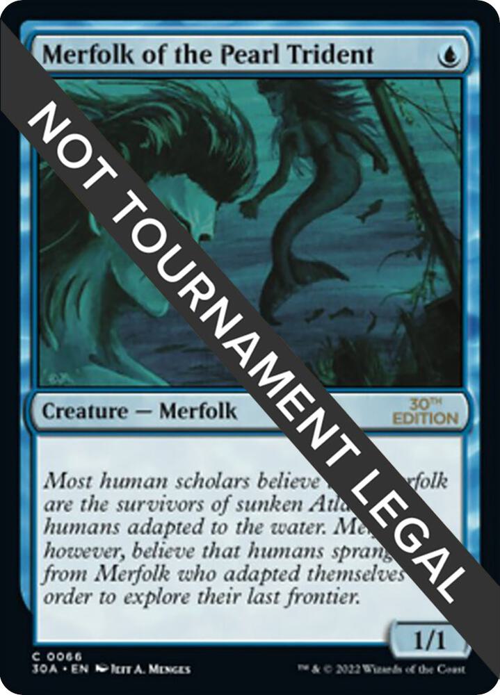 Merfolk of the Pearl Trident 66 card from 30th Anniversary Edition