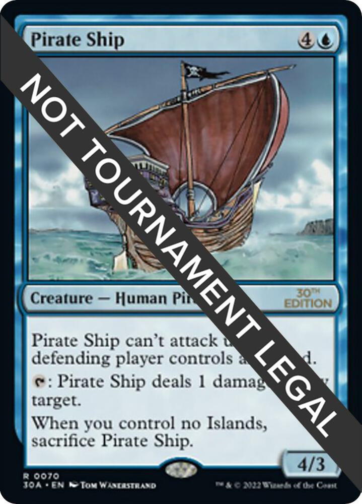 Pirate Ship 70 card from 30th Anniversary Edition