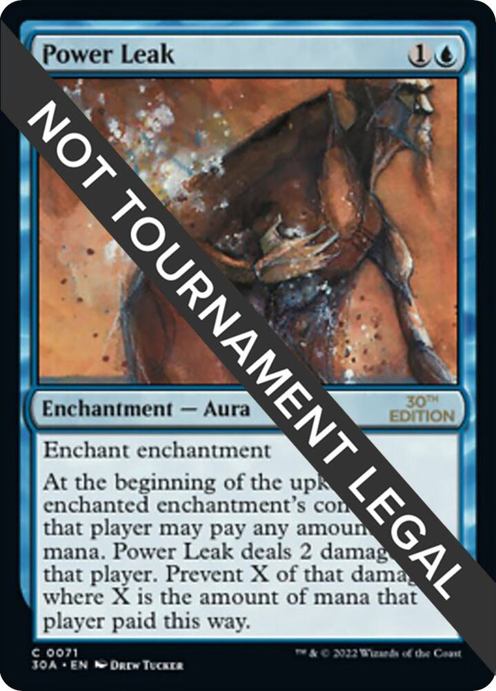 Power Leak 71 card from 30th Anniversary Edition
