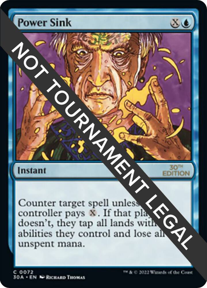 Power Sink 72 card from 30th Anniversary Edition