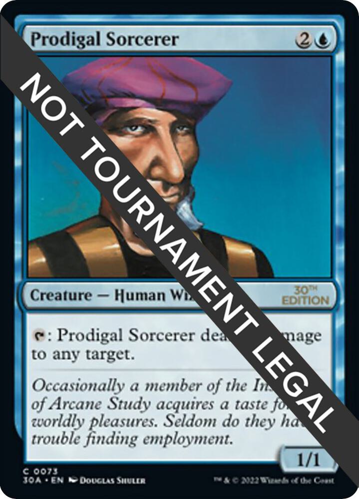 Prodigal Sorcerer 73 card from 30th Anniversary Edition