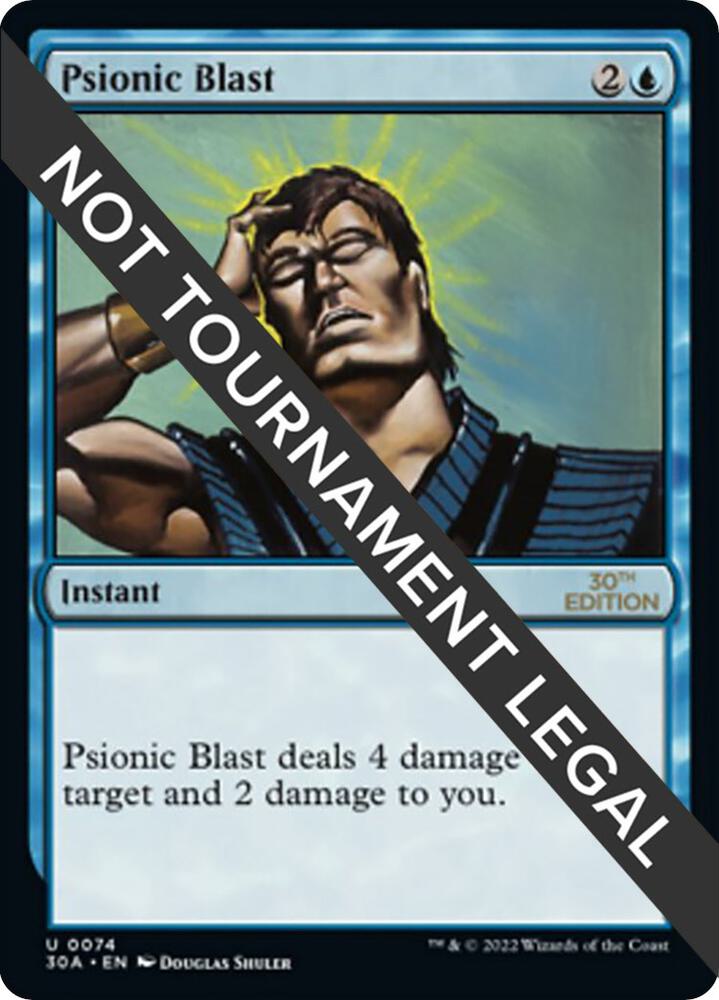 Psionic Blast 74 card from 30th Anniversary Edition
