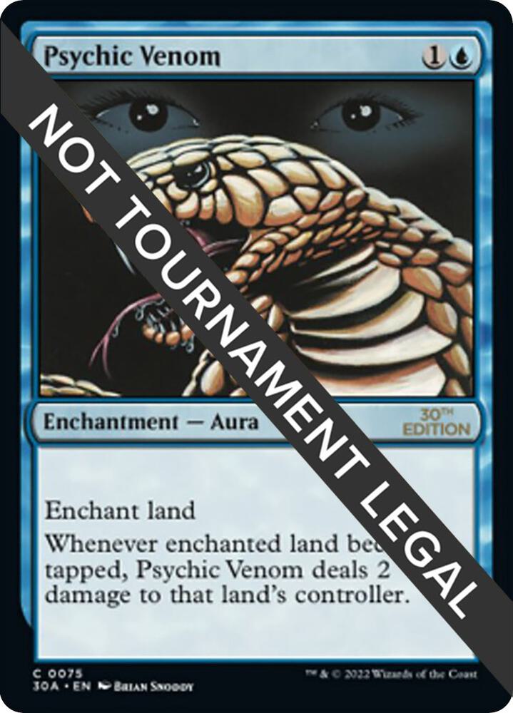 Psychic Venom 75 card from 30th Anniversary Edition