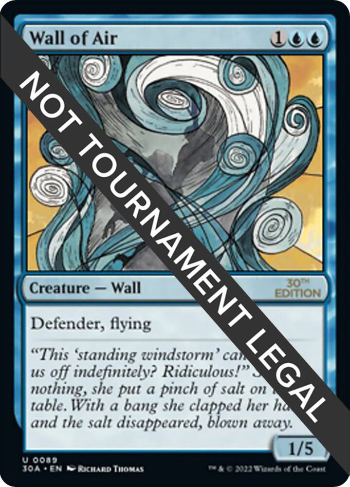 Wall of Air 89 card from 30th Anniversary Edition