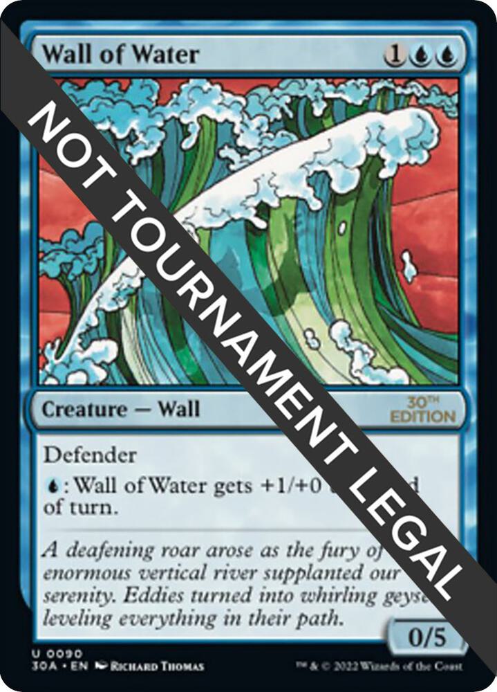 Wall of Water 90 card from 30th Anniversary Edition