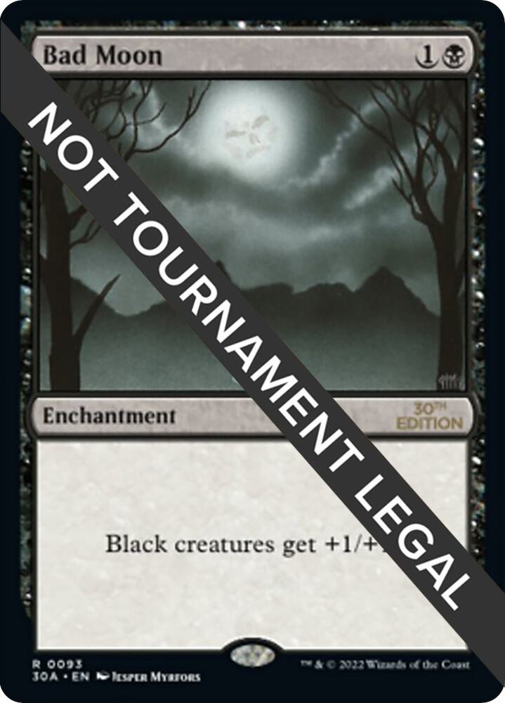 Bad Moon 93 card from 30th Anniversary Edition