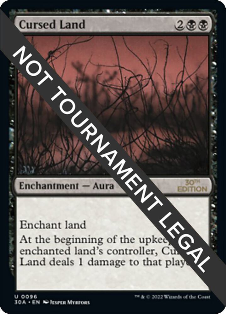 Cursed Land 96 card from 30th Anniversary Edition