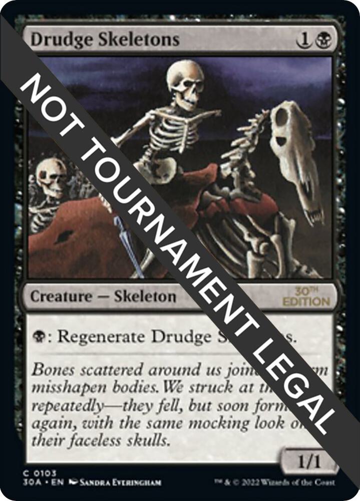 Drudge Skeletons 103 card from 30th Anniversary Edition