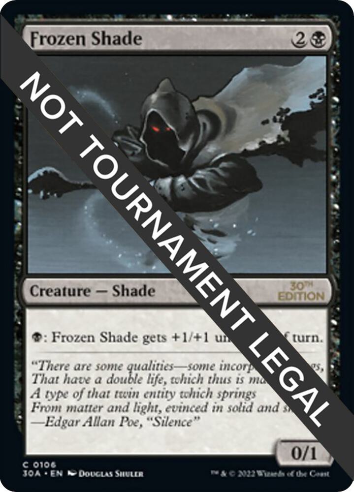 Frozen Shade 106 card from 30th Anniversary Edition