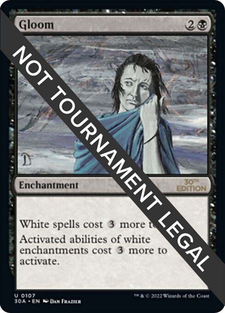 Gloom 107 card from 30th Anniversary Edition
