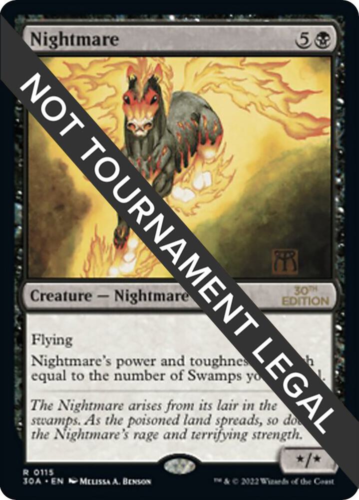 Nightmare 115 card from 30th Anniversary Edition