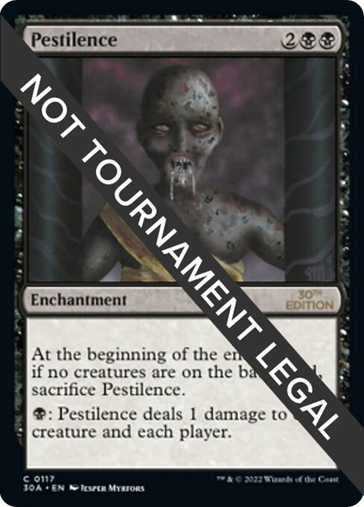 Pestilence 117 card from 30th Anniversary Edition