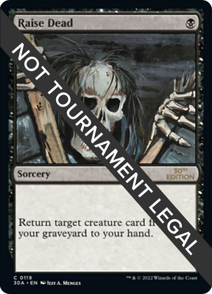 Raise Dead 119 card from 30th Anniversary Edition
