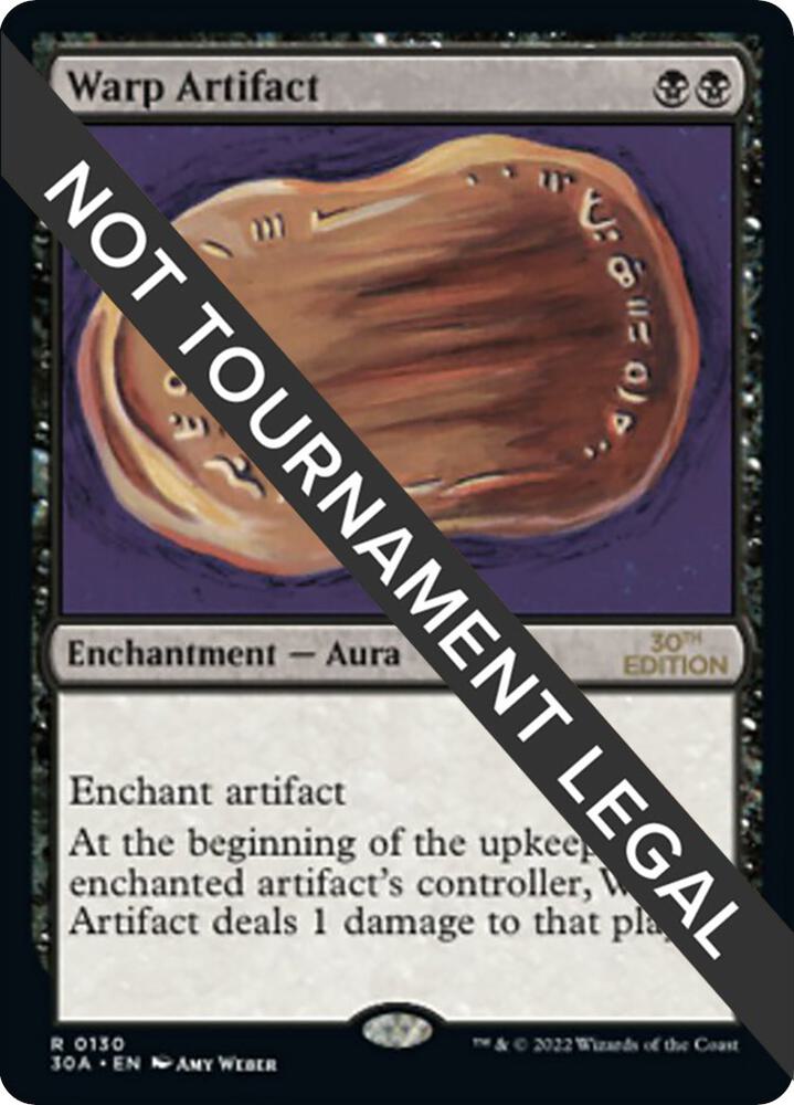 Warp Artifact 130 card from 30th Anniversary Edition