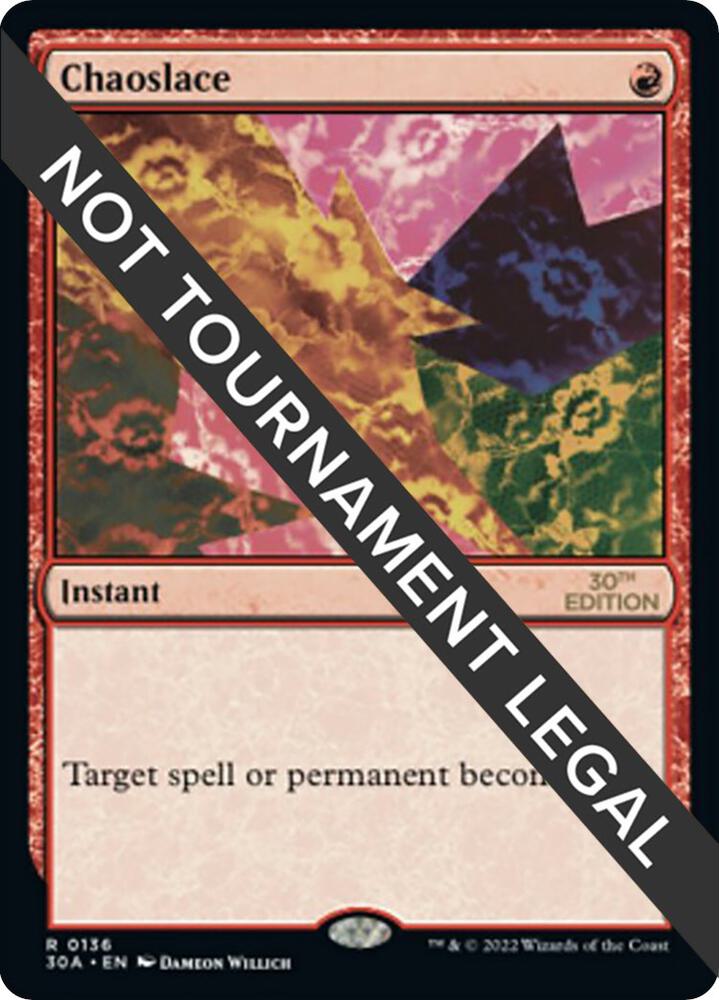 Chaoslace 136 card from 30th Anniversary Edition