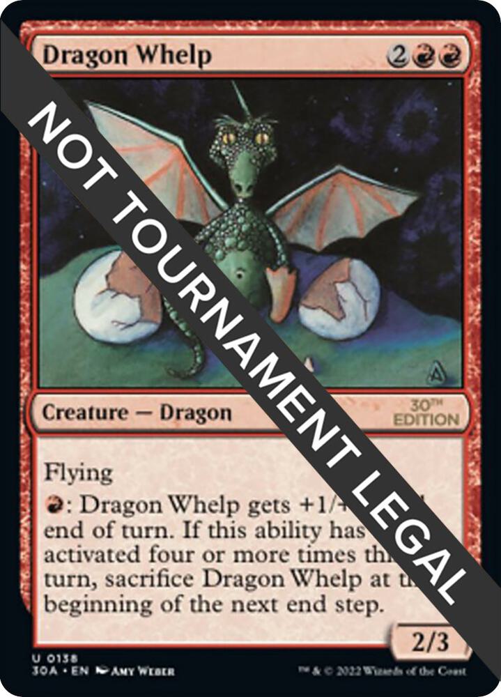 Dragon Whelp 138 card from 30th Anniversary Edition