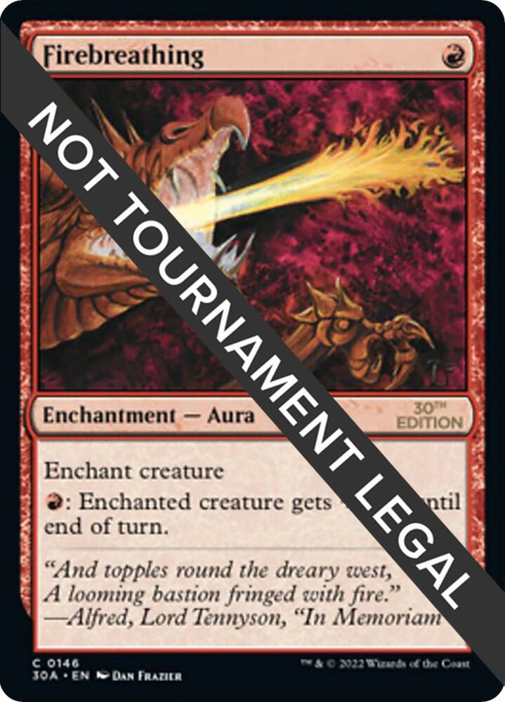 Firebreathing 146 card from 30th Anniversary Edition
