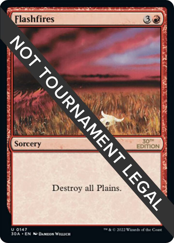 Flashfires 147 card from 30th Anniversary Edition
