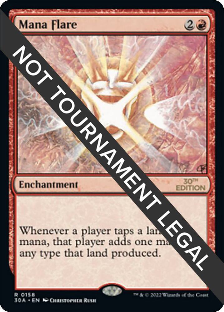 Mana Flare 158 card from 30th Anniversary Edition