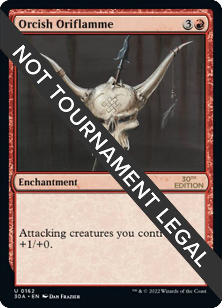 Orcish Oriflamme 162 card from 30th Anniversary Edition