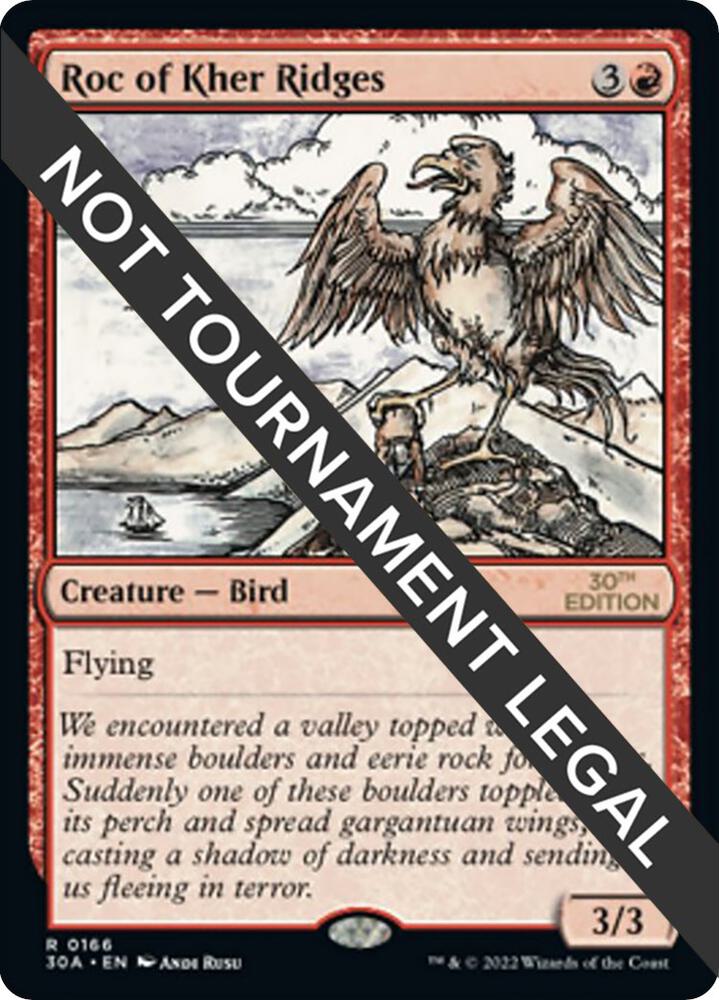 Roc of Kher Ridges 166 card from 30th Anniversary Edition