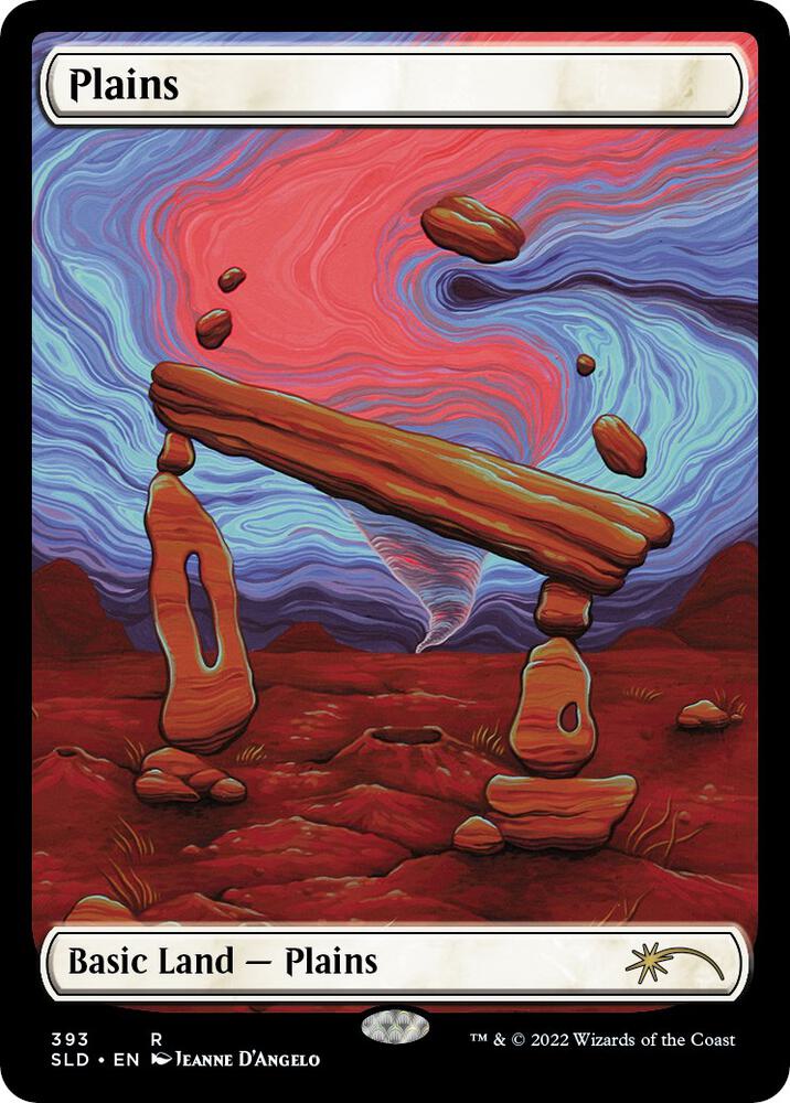 Plains 393 card from Secret Lair Drop Series